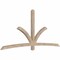 Ekena Millwork Davenport Smooth Timber Gable Bracket, Douglas Fir, 108"W x 49"H x 3 1/2"D x 3 1/2"F, 11/12 Pitch GBW108X49X0404DAV00SDF - alternate 2